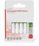 Nedis BANM26HR64B NiMH akku (AA, 1, 2V, 2600 mAh, 4 db, piros/zöld) (BANM26HR64B)