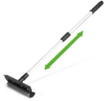 MNC Racleta Auto Parbriz MNC Telescopica 45-75cm Curatare Geamuri Lama Cauciuc Burete Negru (GLB_55686)