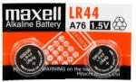 Maxell LR44 gombelem (10 db, 1, 5V, alkáli) (11717000)