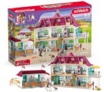 Schleich Set de Joaca cu Figurine Schleich 42706 Horse Club - Casa si Grajd pe Malul Lacului Varsta 5 - 12 Ani Multicolor (42706) Figurina