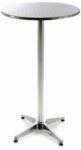 Garthen Masă de bar rotundă 110 cm - argintiu, reglabilă (SC00064)