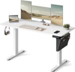 SONGMICS Birou ergonomic electric, alb, 140x60 cm, motor silențios (LSD134W01V1)