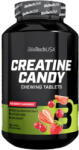 BioTechUSA Creatine Candy 240 tablete masticabile, fructe de pădure roșii