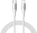 JOYROOM Cablu de date Joyroom S-A28 Flash, USB-C la Lightning, 30W, 480Mbps, 1m, Alb (6956116797959)