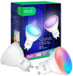 NOUS P8 - RGB LED okos izzó, GU10 foglalat, Tuya Wi-FI, Matter (2 db-os csomag) (NOUS P8 2PACK)