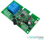 SmartWise 5V-32V - okos relé modul, 1 áramkörös, AC/DC, NO/NC, Zigbee, RF 433 MHz