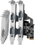AXAGON PCI-Express card with four serial ports (PCEA-S4N)