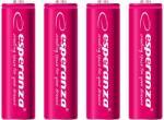 Esperanza ELM-AA akkumulátor HR6 2000mAh Esperanza piros 4db-os csomag (EZA104R - 5901299923375)