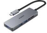 AUKEY Hub USB Aukey CB-C63 aluminium USB-C Ultra Slim 4i (CB-C63)