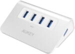 AUKEY Hub USB Aukey AUKEY CB-H5 HUB din aluminiu USB-A 4in1 4xUSB 3.0 5 Gbps (CB-H5)