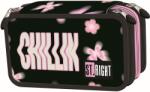 ST.RIGHT Penar cu accesorii St. Right Flower Mood - 3 fermoare (5903235697098) Penar