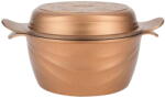 NEOKLIEN Oala CS30 2in1, diametru 30 cm, capac tip Tigaie, aluminiu turnat, invelis antiaderent, Gold (CS30-Gold 2in1)
