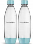 SodaStream Set 2 butelki SodaStream Fuse FRESH BLUE 1L, rezistente la temperaturi ridicate, lavabile in masina de spalat vase (1742230390) Cana filtru de apa