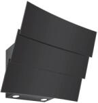 Tornado Hota Decorativa Tornado NORTE Touch Free 1100 (60) LED, 1 motor Turbo, latime 60 cm, 4 viteze, absorbtie 1100 m3/ora, filtru anti-grasimi aluminiu 5 straturi, Negru/Sticla (26053) - forit Hota