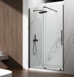 SAPHO GELCO SPIRIT BLACK 100 cm zuhanyajtó transzparent üveggel, matt fekete GI1010B (GI1010B)