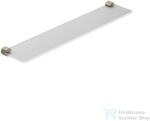 Kludi VELA R 60x12 cm-es üvegpolc, üveg/szálcsiszolt nikkel 58973N5 (58973N5)