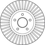 TRW Disc frana fata- PS TRW DF6019S (DF6019S)