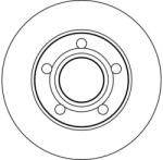 TRW Disc frana spate TRW DF4026 (DF4026)