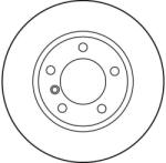 TRW Disc frana fata TRW DF1538 (DF1538)