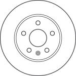 TRW Disc frana fata TRW DF4995S (DF4995S)