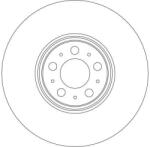 TRW Disc frana TRW DF4340S (DF4340S) - turbochic