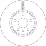 TRW Disc frana fata TRW DF6811 (DF6811)