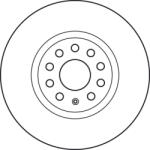 TRW Disc frana fata - PS TRW DF4464S (DF4464S)