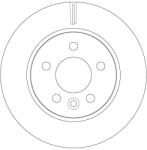 TRW Disc frana fata TRW DF6482 (DF6482)