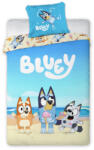Bluey Beach Day gyerek, ovis ágyneműhuzat 100×135cm, 40×60 cm (BRM022768) - aprotalpak