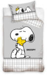  Snoopy & Woodstock gyerek, ovis ágyneműhuzat 100x135 cm, 40x60 cm (CBX213027SNO) - aprotalpak