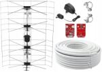 Mat-company A Legerősebb DVB-T2 Hálós Antenna MUX8 H265 Új Minőségi Szabvány (M_20/ DVB-T.)