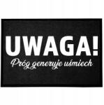 TabPrint Lábtörlő Bejárati Monokróm 40X60 Nyomtatott Dekoráció Divatos Fekete Ajándék (WYCIERACZKA NADRUK MONOCHROM MODNA HIT CZARNA)