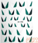  Körömdíszítő - Matrica - Jo-1783-Green (TZ919)