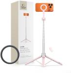 Tech-Protect L10s Magsafe Bluetooth Selfie Stick Tripod Pink/grey