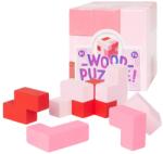  Logikai Kirakó Fa Kocka Puzzle 5+ Rózsaszín Gyerekeknek (3010166)