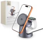 Tech-Protect Qi2.2-25w-a48 3in1 Magnetic Magsafe Wireless Charger Dark Grey
