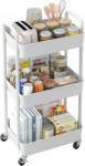  Sywhitta Organizer 3 szintes gurulós mobil konyhai állvány (B09R984XMW)