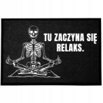 TabPrint Lábtörlő Bejárati Monokróm 40X60 Divat Dekoráció Ajándék Nyomtatás Fekete (WYCIERACZKA MONOCHROM MODNA CZARNA NADRUK HIT)