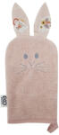 EKO Pamut Füles Mosdókesztyű Bunny Rose Pink 20x15cm - Gyengéd Tisztításhoz és Kényelmes Fürdetéshez