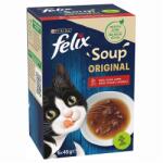 FELIX Soup Original alutasakos leves macskáknak, házias válogatás 6x48g