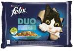 FELIX Fantastic Duo alutasakos macskaeledel, halas válogatás 4x85g