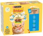 Friskies alutasakos macskaeledel, lazac, tonhal, szardínia, tőkehal 12x85g