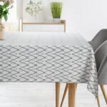 Takoy Față de masă naturală turcoaz închis 160x240 cm INES, cu imprimeu geometric - colecția SEA SUMMER Fata de masa