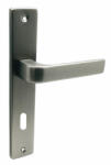 Gomboss/Perfekto Soleno ajtókilincs pajzsos Nikkel 88 mm BB (25-soleno2026-90)