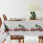 Takoy Față de masă naturală 140x180 cm SUMMER 4 cu imprimeu viță de vie Fata de masa