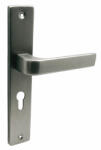 Gomboss/Perfekto Soleno ajtókilincs pajzsos Nikkel 85 mm PZ (25-soleno2026-82)