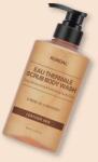KUNDAL Radírozó tusoló gél Scrub Body Wash Leatehr Iris - 500 ml