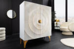 Venetia Design magas komód Venetia 120 cm fehér-arany mangófa