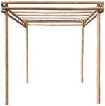  Tali bambusz pergola 2 m x 4 m