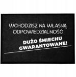 TabPrint Lábtörlő Bejárati Monokróm 40X60 Divatos Fekete Ajándék Dekoráció Nyomtatás (WYCIERACZKA MODNA HIT CZARNA MONOCHROM NADRUK)